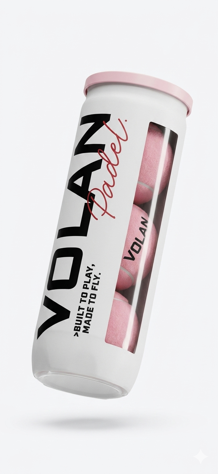 Volan Padel Balls – Classic Yellow (3-Pack)