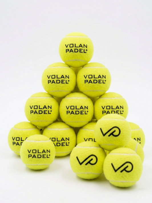Bola Padel Volan – Kuning Klasik (3-Pak)
