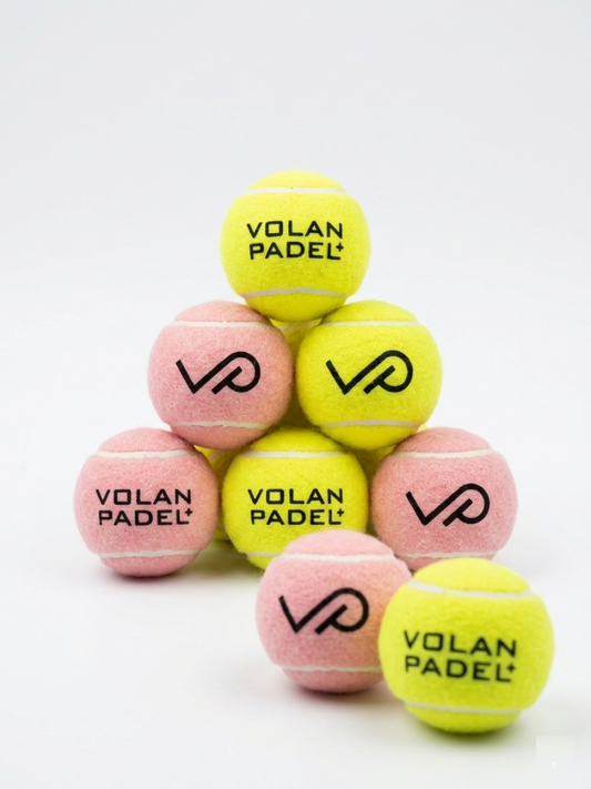 Bola Padel Volan – Merah Jambu Serbuk (Pek 3)